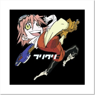 FLCL Haruko Haruhara Posters and Art